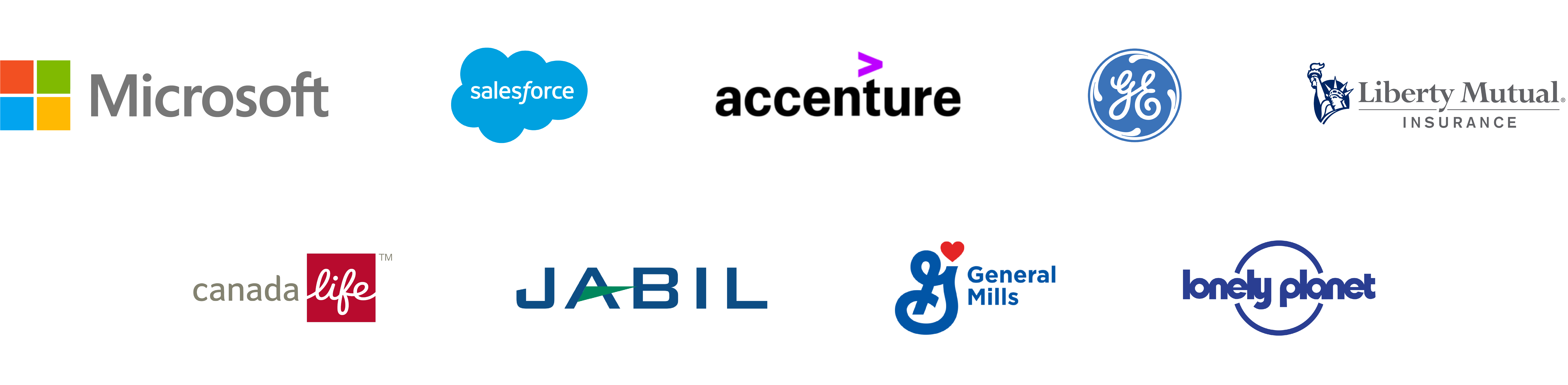 Logos of Stormboard customers